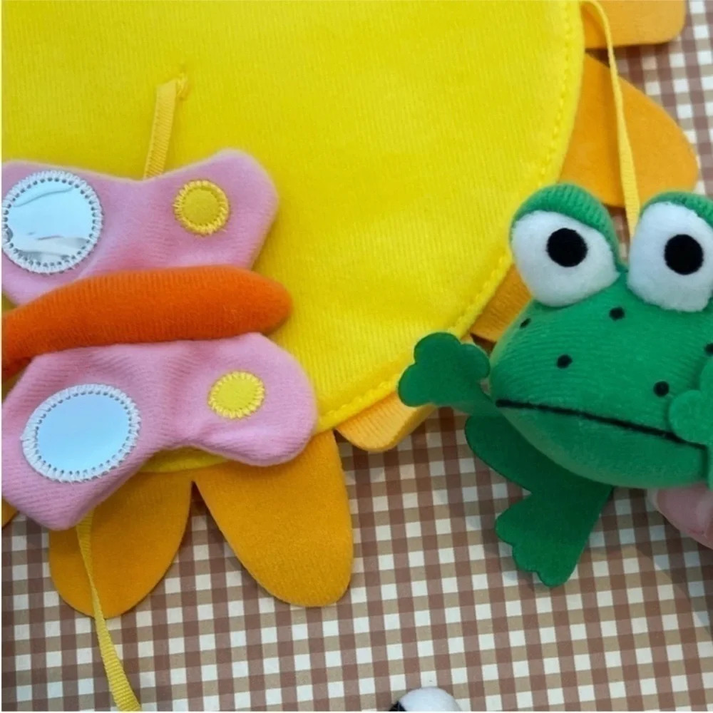 Tummy‎ time mirror/Lamaze puppy squeaker/ IKEA colorful mobile
